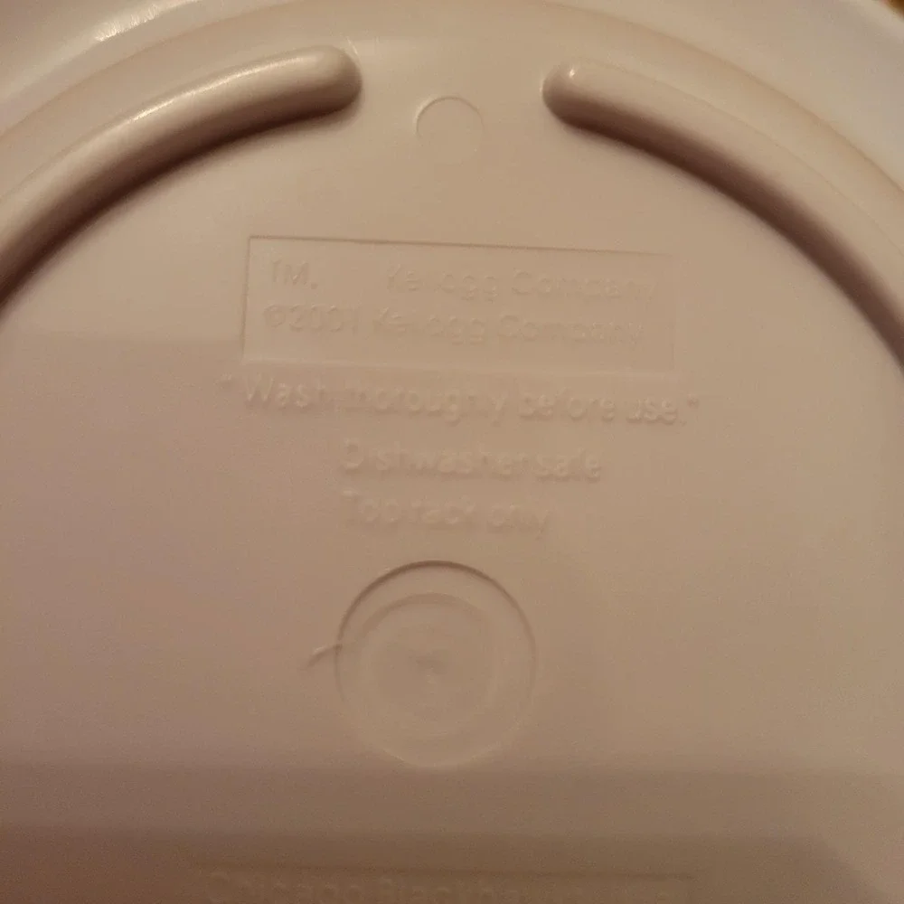 5 Vintage 2001 Kelloggs Chicago Blackhawks NHL Plastic Cereal Bowls Set‎ White
